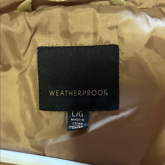 Weatherproof Women's Tan Plaid Teddy Jacket - Picture 3 of 7